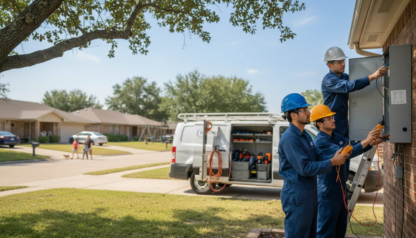 Certified electrician providing emergency electrical services in Ewing, IL